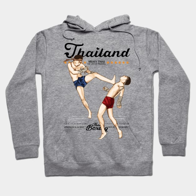 Muay Thai Hoodie by KewaleeTee